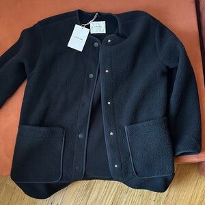 Everlane Black Teddy Jacket